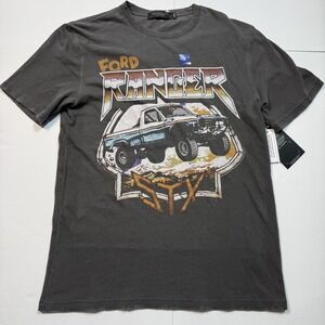 Ford Ranger Shirt Mens Small Black Junk Food Truck STX Licensed Distressed